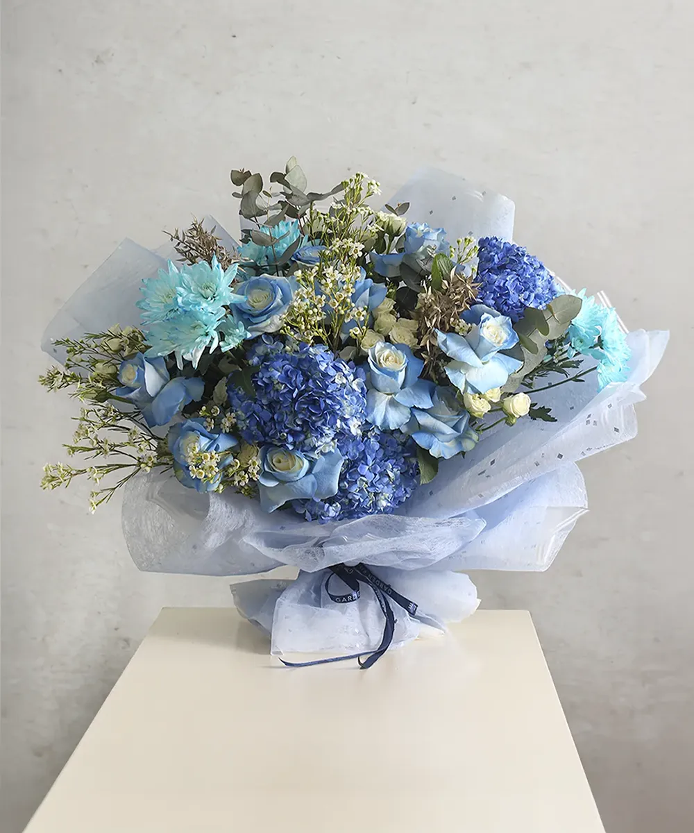 aquarius blue flowers for gifting