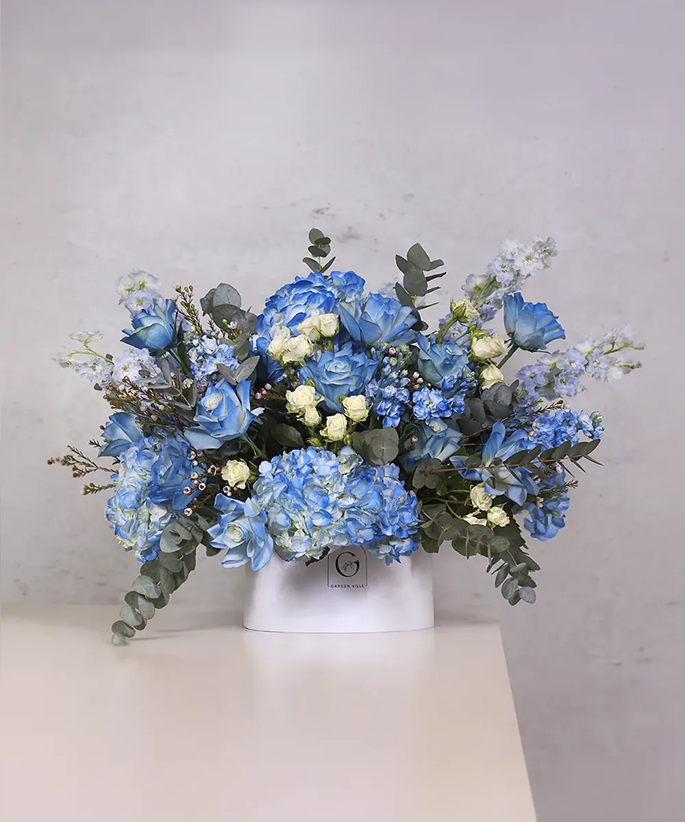 Atlantis blue flowers