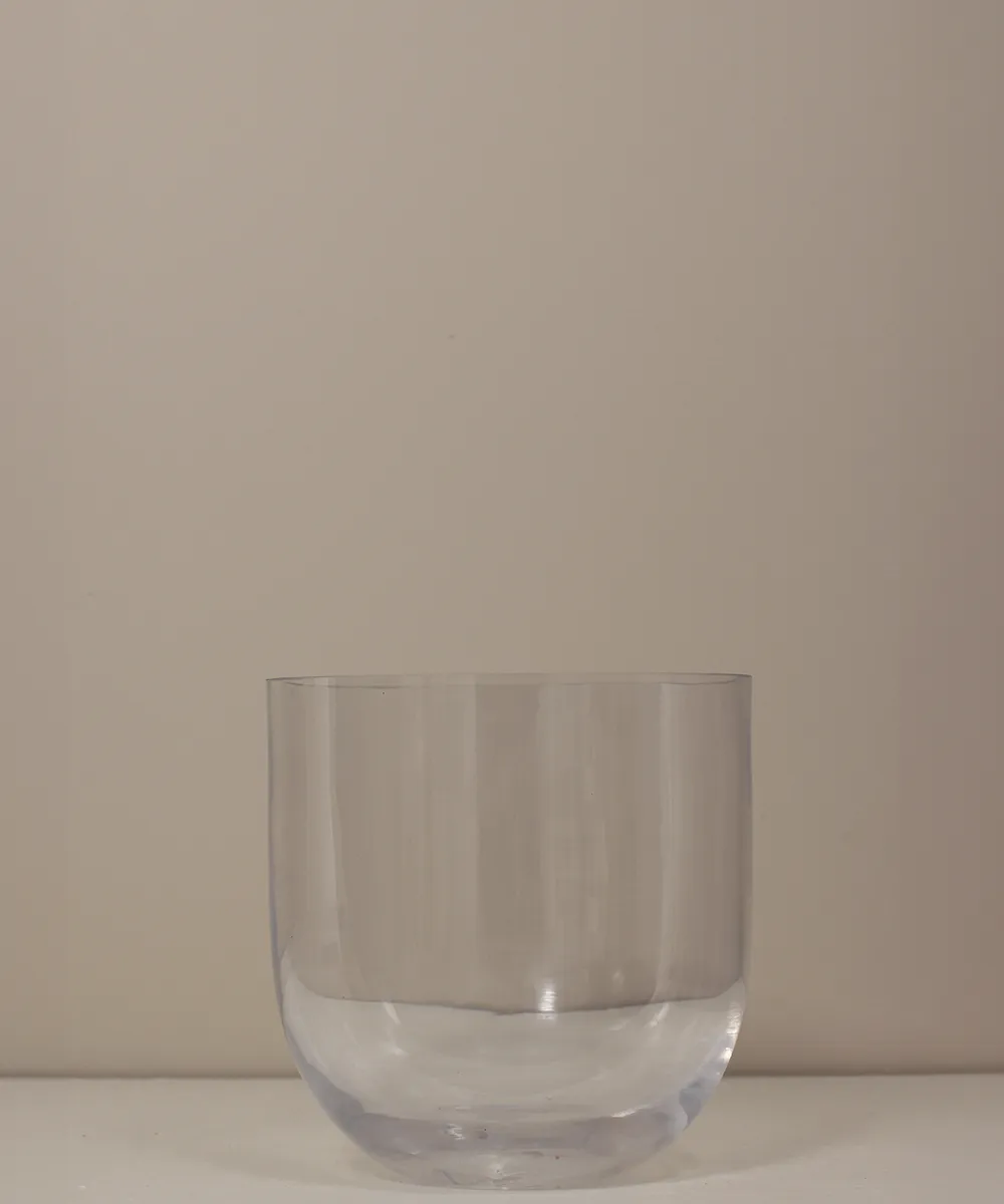 dome glass vase